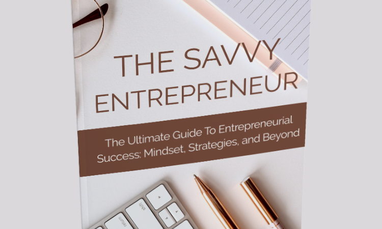 The Savvy Entrepreneur Mindmap